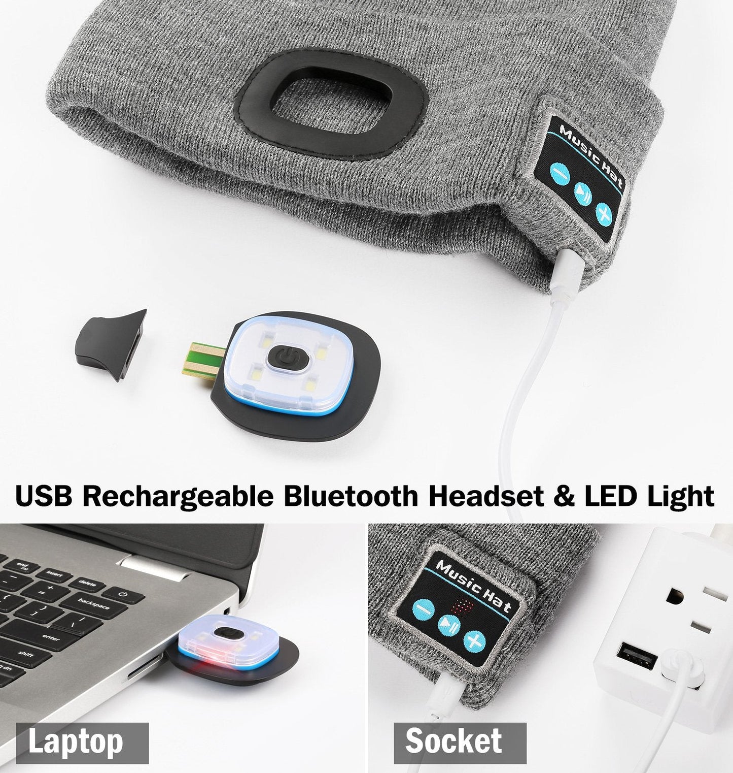 LED Bluetooth Beanie for Ultimate Warmth and Music Enjoyment